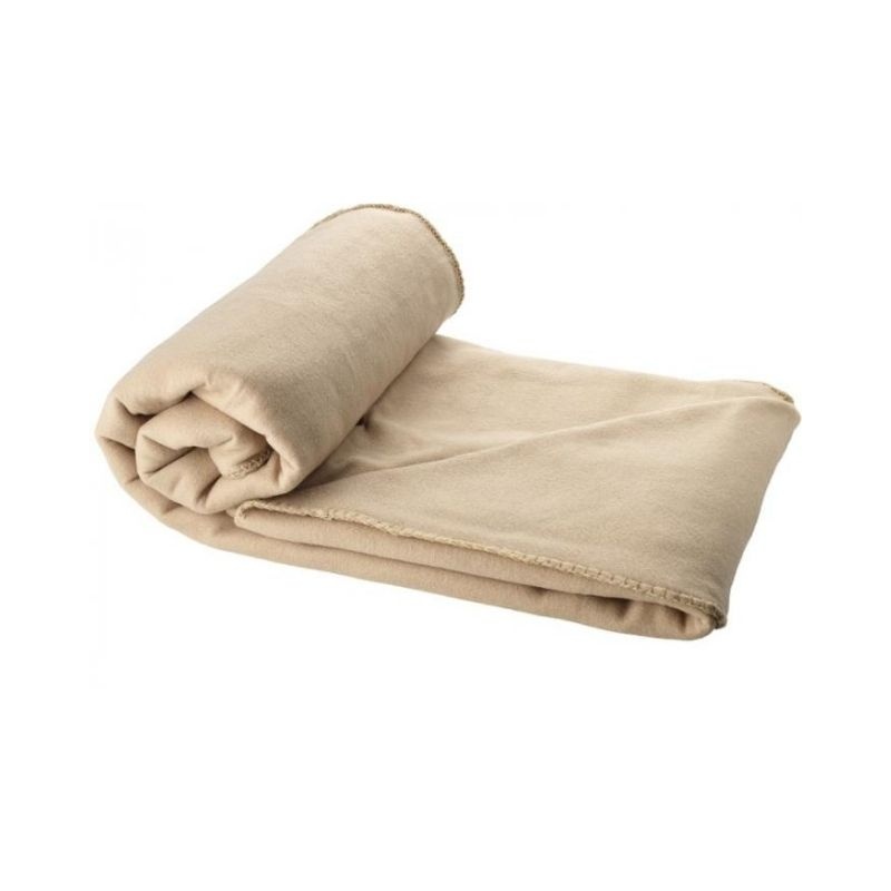 Logotrade promotional product image of: Huggy blanket and pouch, beige