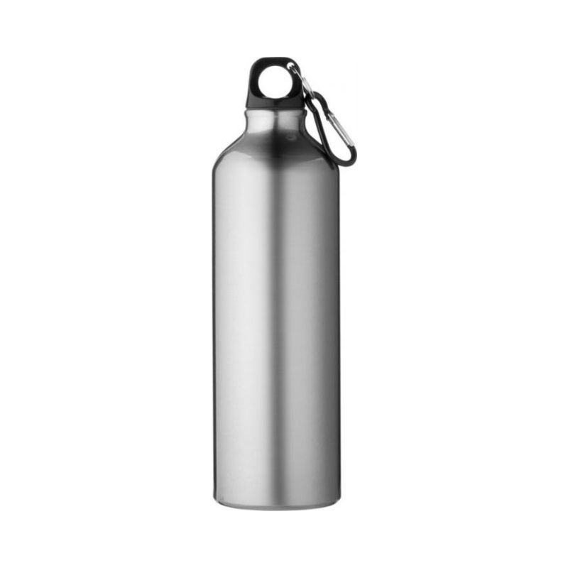 Logotrade promotional products photo of: Pacific bottle with carabiner, silver