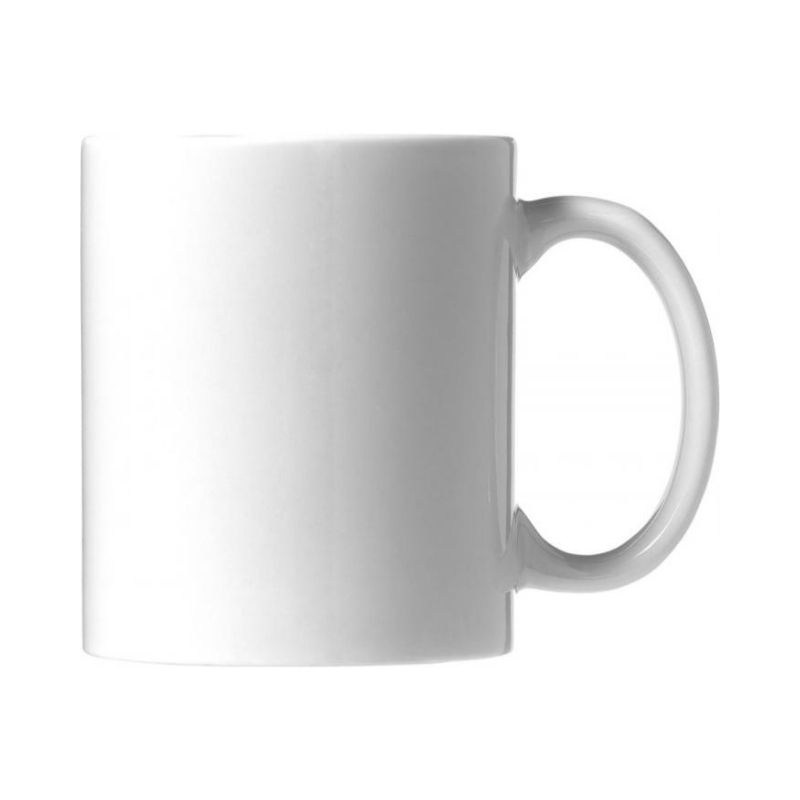 Logo trade business gifts image of: Bahia Ceramic Mug, white