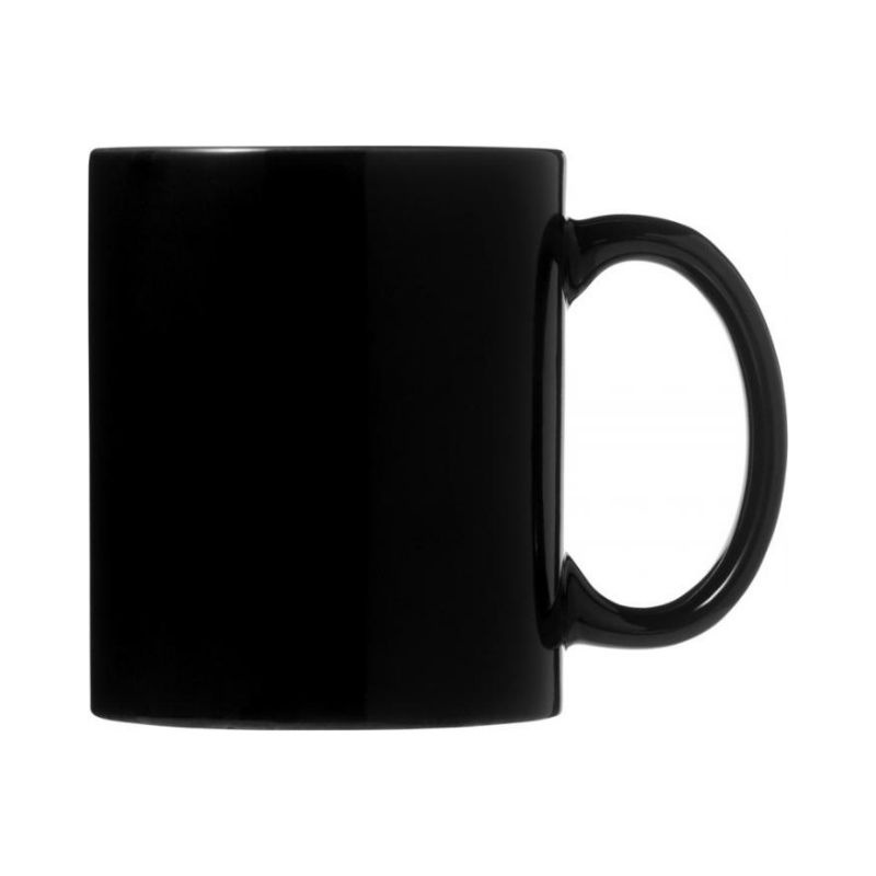 Logo trade promotional items picture of: Santos ceramic mug, black