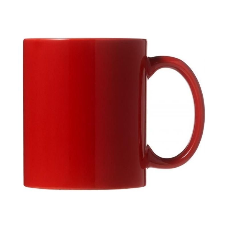 Logotrade promotional item picture of: Santos ceramic mug, red