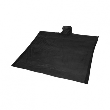 Logotrade business gifts photo of: Ziva disposable rain poncho, black