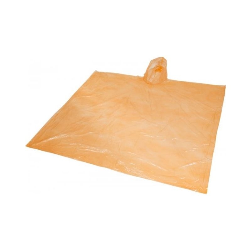 Logotrade promotional gift picture of: Ziva disposable rain poncho, orange