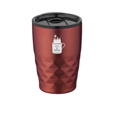 Logo trade business gift photo of: Geo insulated tumbler, red