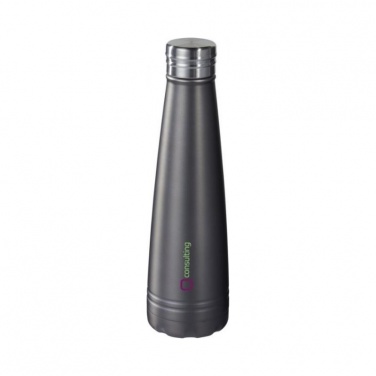 Logo trade promotional giveaways picture of: Duke vacuum insulated bottle, grey