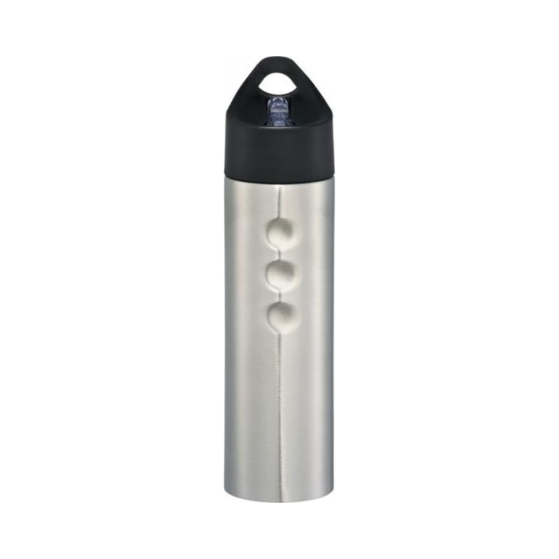 Logo trade advertising products picture of: Trixie stainless sports bottle, silver