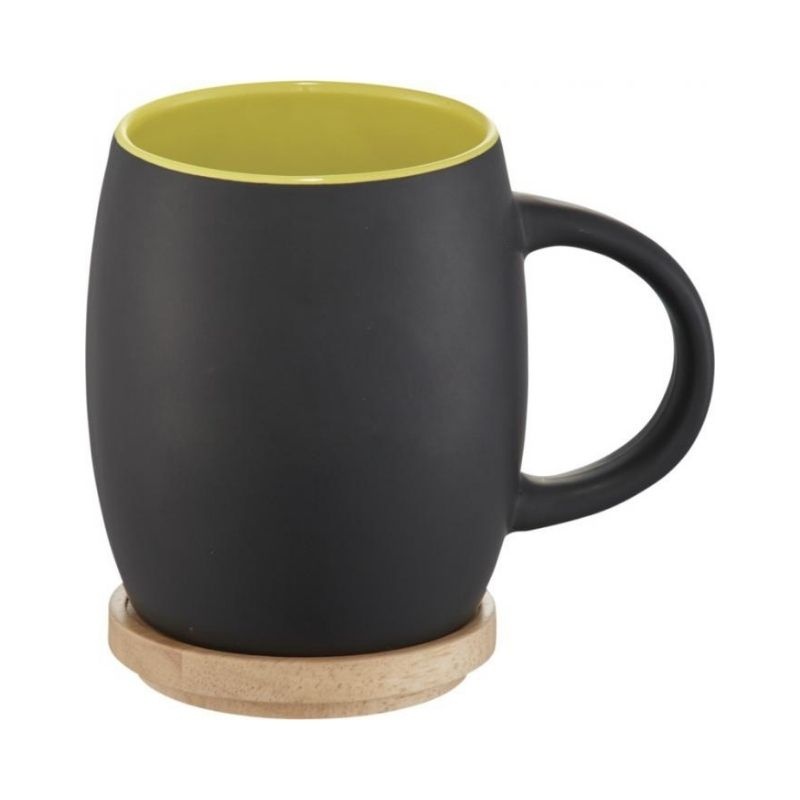 Logo trade promotional gift photo of: Ceramic mug Hearth, green