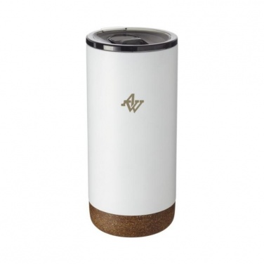 Logotrade corporate gift image of: Valhalla copper vacuum tumbler, white