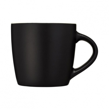 Logotrade promotional giveaway picture of: Riviera ceramic mug, black/white