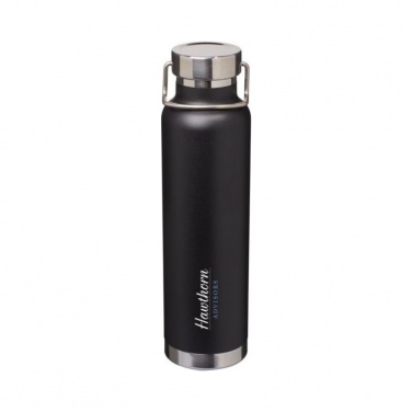 Logo trade promotional products picture of: Thor Copper Vacuum Insulated Bottle, black