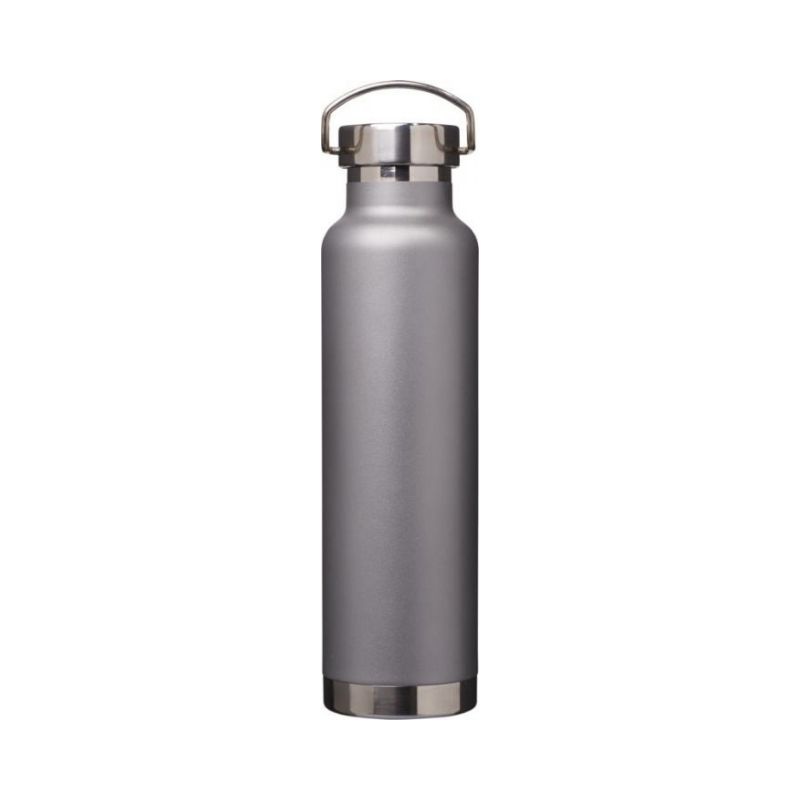 Logo trade promotional giveaways image of: Thor Copper Vacuum Insulated Bottle, grey
