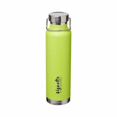 Logo trade promotional gifts picture of: Thor copper vacuum insulated bottle, lime green