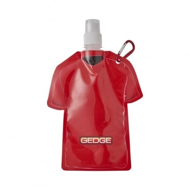 Logo trade corporate gifts image of: Goal football jersey water bag, red