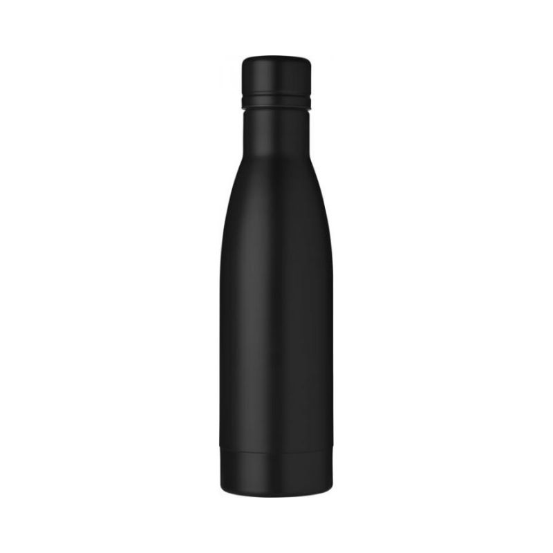 Logo trade promotional gift photo of: Vasa vacuum bottle, black