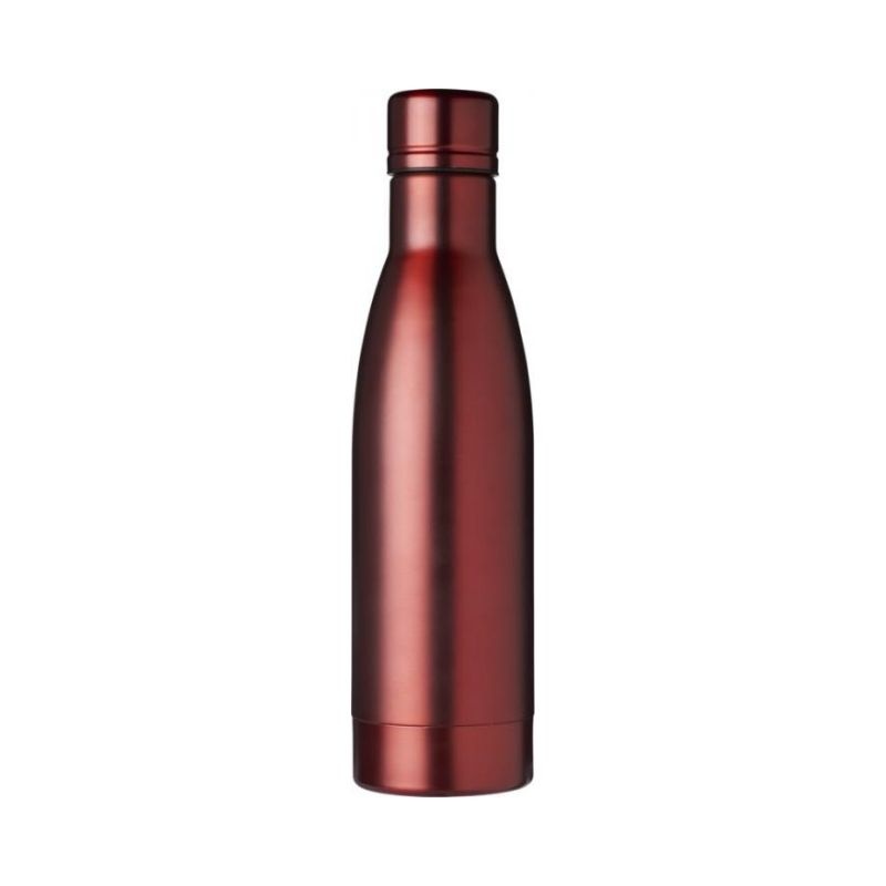 Logotrade corporate gift image of: Vasa copper vacuum insulated bottle, red