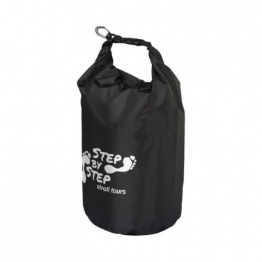 Logo trade promotional item photo of: Survivor roll-down waterproof outdoor bag 5 l, black