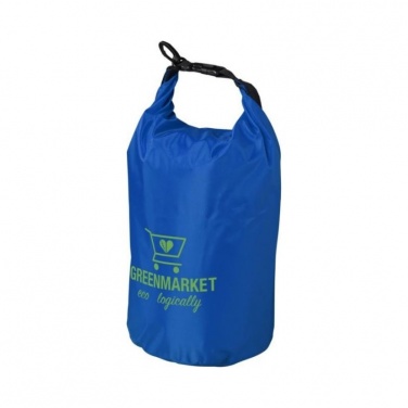 Logo trade promotional merchandise image of: Survivor roll-down waterproof outdoor bag 5 l, blue
