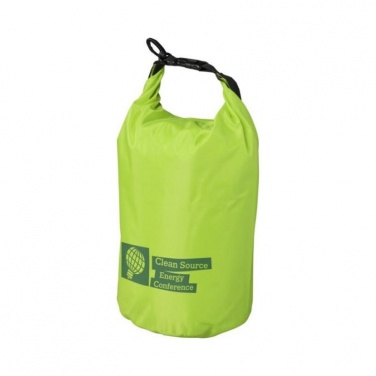 Logotrade promotional merchandise picture of: Survivor roll-down waterproof outdoor bag 5 l, lime