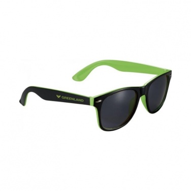 Logo trade promotional merchandise photo of: Sun Ray sunglasses, lime