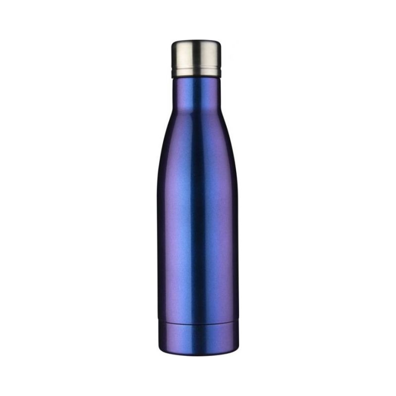 Logo trade advertising products picture of: Vasa Aurora copper vacuum insulated bottle, blue