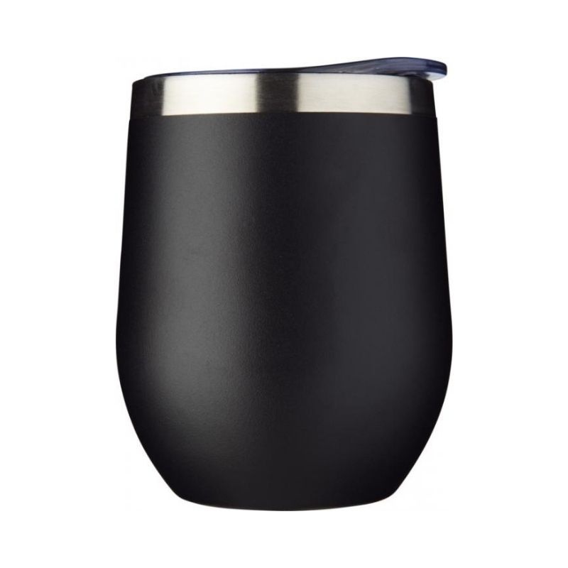 Logo trade promotional giveaway photo of: Corzo copper Vacuum Insulated Cup, black