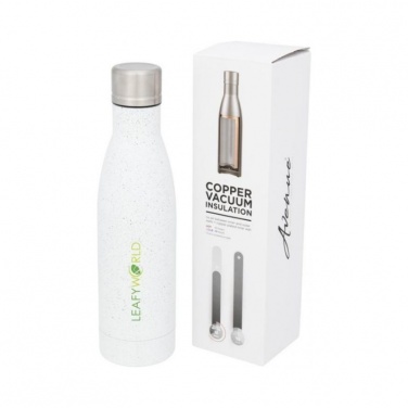 Logo trade promotional items picture of: Vasa copper vacuum insulated bottle, white