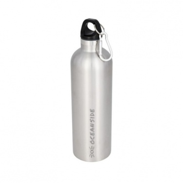 Logo trade advertising products image of: Atlantic vacuum insulated bottle, silver