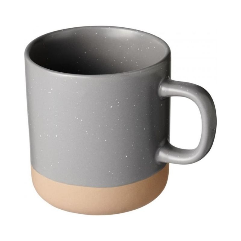 Logotrade corporate gift image of: Pascal 360 ml ceramic mug, grey