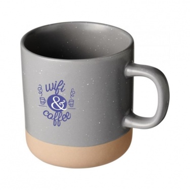 Logo trade promotional merchandise picture of: Pascal 360 ml ceramic mug, grey