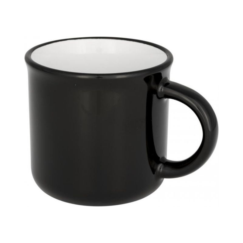 Logotrade advertising product image of: Ceramic campfire mug, black
