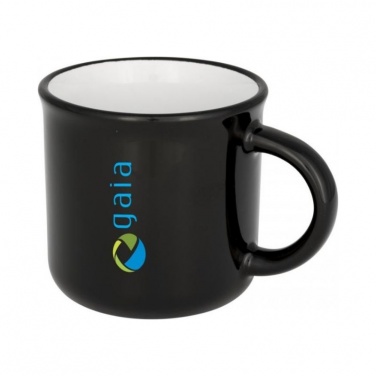 Logotrade promotional gift picture of: Ceramic campfire mug, black