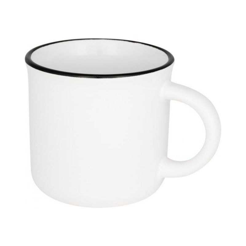 Logo trade promotional merchandise picture of: Ceramic campfire mug, white