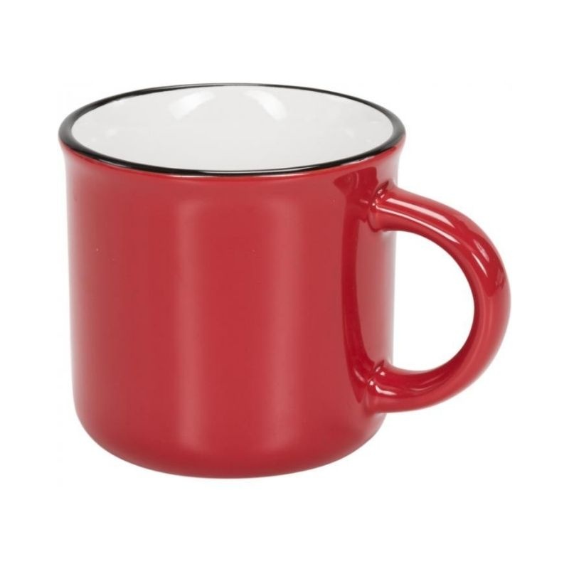 Logotrade promotional giveaway picture of: Ceramic campfire mug, red