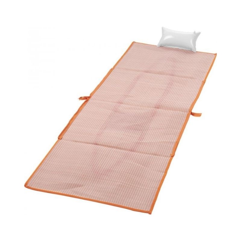 Logotrade advertising product image of: Bonbini foldable beach tote and mat, orange