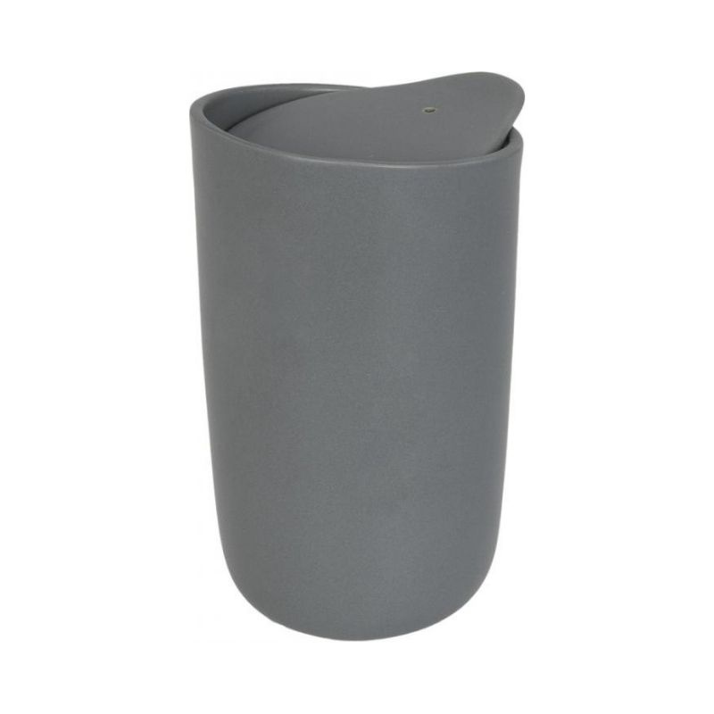 Logo trade promotional merchandise image of: Mysa 410 ml double wall ceramic tumbler, grey