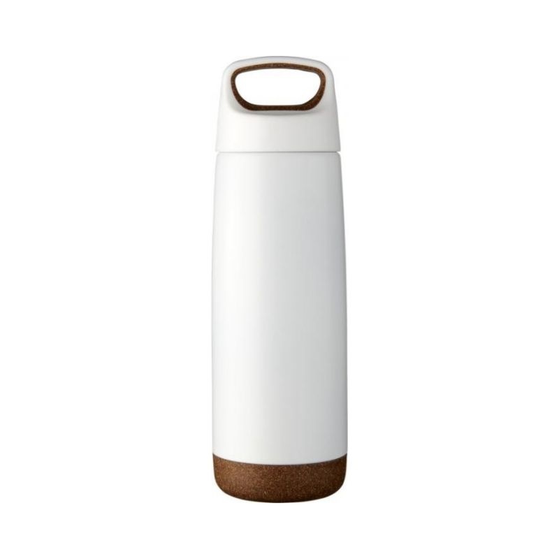 Logo trade promotional gift photo of: Valhalla 600ml copper vacuum insulated sport bottle, white