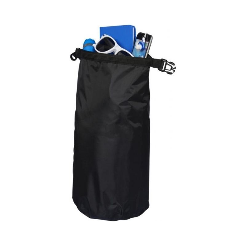 Logotrade promotional product image of: Camper 10 L waterproof bag, black