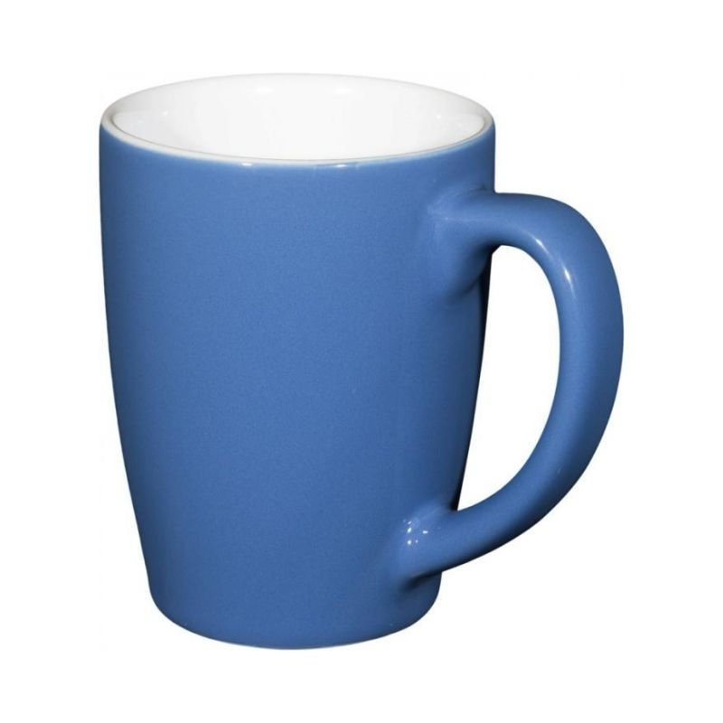Logo trade promotional products picture of: Mendi 350 ml ceramic mug, blue