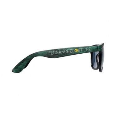 Logo trade promotional gifts picture of: Sun Ray sunglasses with heathered finish, green