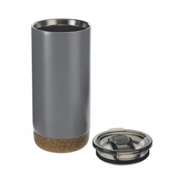 Logotrade promotional gift picture of: Valhalla tumbler copper vacuum insulated gift set, grey