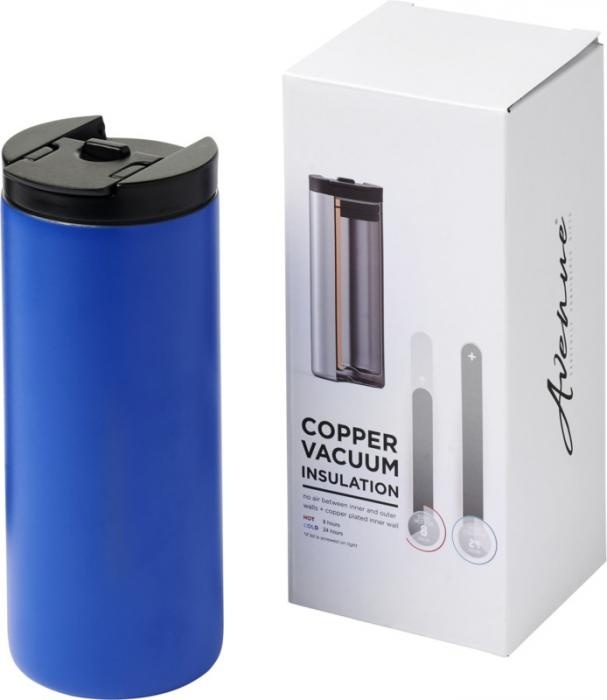 Logotrade advertising products photo of: Lebou 360 ml copper vacuum insulated tumbler, blue