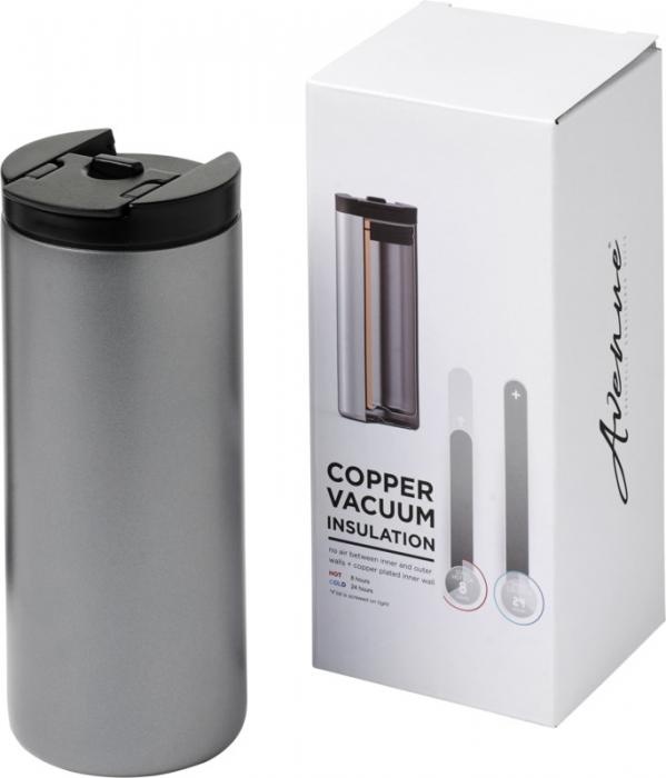Logotrade promotional product image of: Lebou 360 ml copper vacuum insulated tumbler, grey