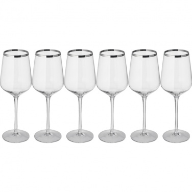 Logotrade promotional products photo of: Set of 6 white wine glasses