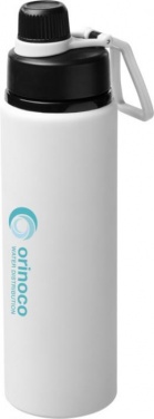Logo trade promotional items picture of: Kivu 800 ml sport bottle, white