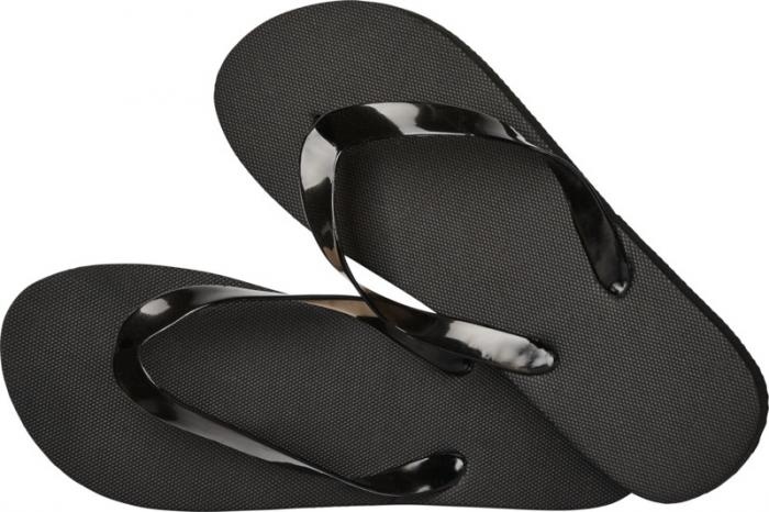 Logotrade promotional merchandise photo of: Railay beach slippers (M), black