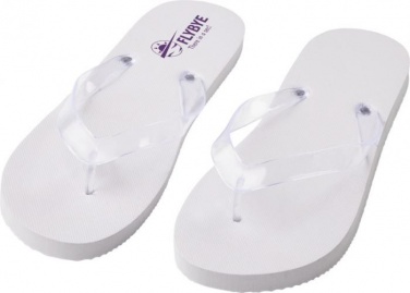 Logotrade promotional giveaways photo of: Railay beach slippers (M), white