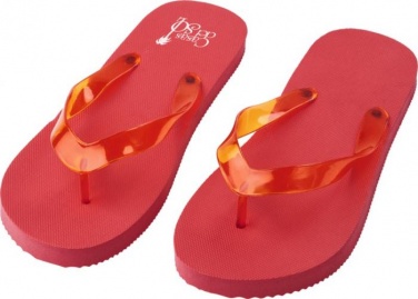 Logotrade promotional giveaways photo of: Railay beach slippers (M), red