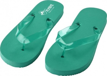 Logo trade advertising products picture of: Railay beach slippers (M), green