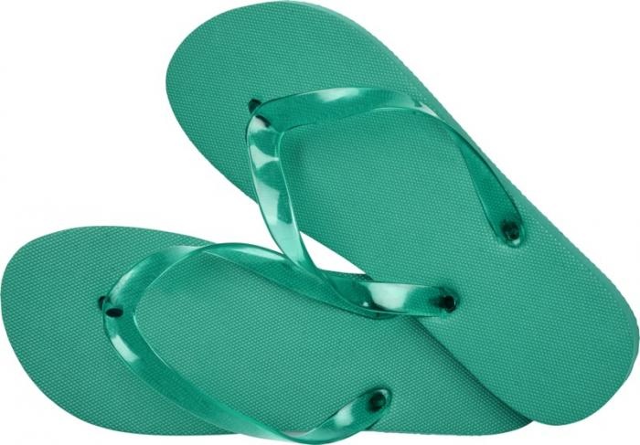 Logo trade promotional item photo of: Railay beach slippers (M), green