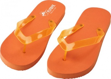 Logo trade business gifts image of: Railay beach slippers (M), orange